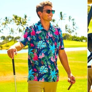 Kenny Flowers Limited Edition Hawaiian Aloha Shirt‎ Tropical Floral Button Front